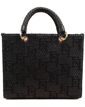 Elisabetta Franchi Tote Bags - Noir
