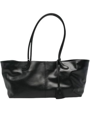 Low Classic Tassen ,Zwart ,Leer Haricot Mini Tas