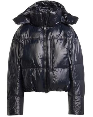 adidas By Stella McCartney Fitness ,Zwart ,Polyester True Nature Kort Gewatteerd Winterjack