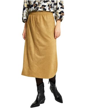 iN FRONT Midi Skirts - Metallic