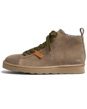 Pànchic Lace-Up Boots - Brown