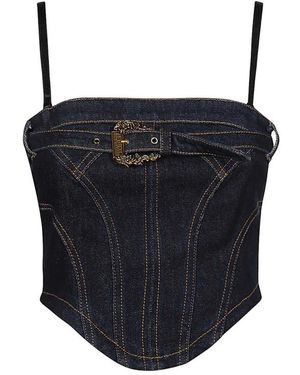Versace Jeans Couture Sleeveless Tops - Black