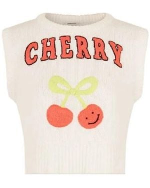 Manoush Sleeveless Tops - Rosso