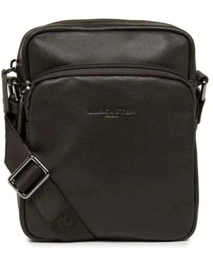 Lancaster Cross Body Messenger - Black