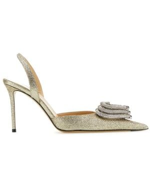 Mach & Mach High Heel Sandals - Metallic