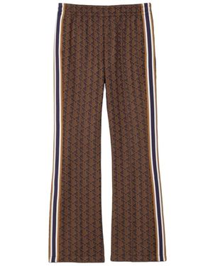 Lacoste Monogrammed Flared Sweatpants - Bruin