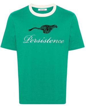 Wales Bonner Cotton T-Shirt With Print - Green