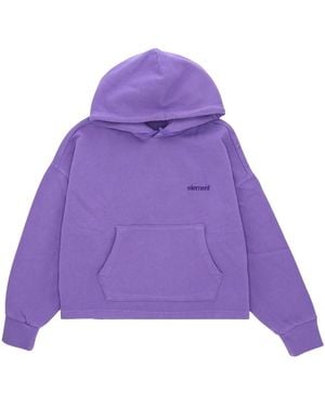 Element Hoodies & Sweatvesten ,Paars ,Katoen Geknipte Passion Flower Hoodie