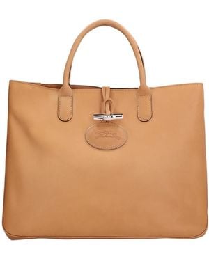 Longchamp Shopping Bags - Brown