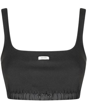 Entire studios Sleeveless Tops - Negro