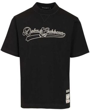 Dolce & Gabbana T-Shirts - Black