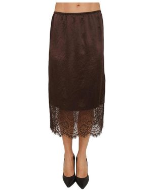 Liu Jo Midi Skirts - Brown