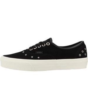 Vans Schoenen ,Zwart ,Suède Authentic Metal