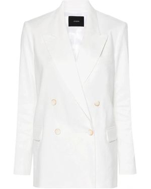 JOSEPH Weiße leinen-casual-blazer