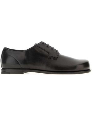 Fendi Squared Ff Schnürschuhe - Schwarz