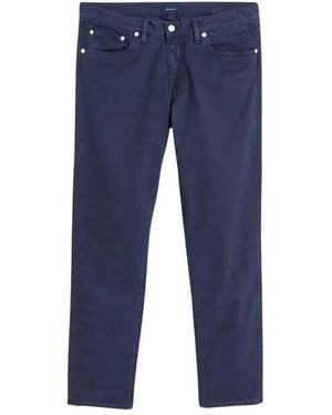 GANT Komfort chino - gerader schnitt - Blau