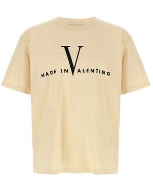 Valentino Garavani T-Shirts - Natural