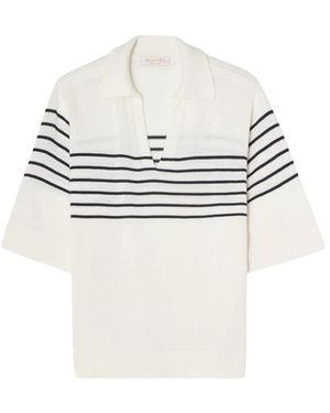 BUSNEL V-Neck Knitwear - White