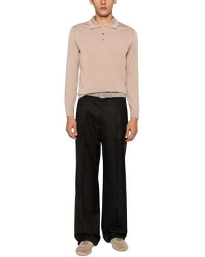 Canali Polo Ml - Schwarz