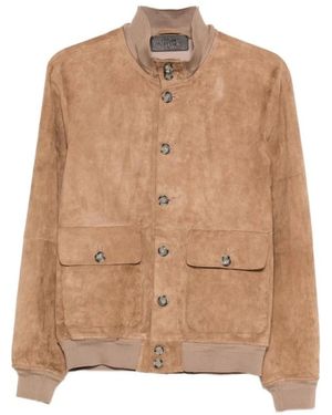 The Jack Leathers Bomber Jackets - Brown