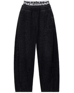 Alexander Wang Wide Trousers - Black