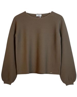 Cinque Ciellas Feinstrick Pullover - Grün