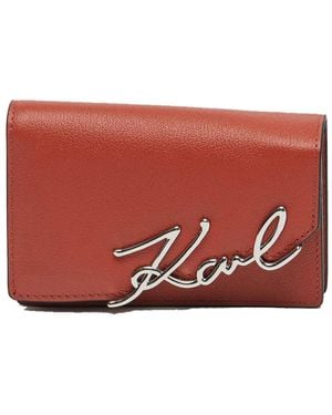 Karl Lagerfeld Wallets & Cardholders - Rood