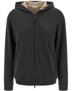 Brunello Cucinelli Zip-Throughs - Black