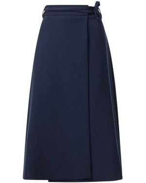 Ottod'Ame Rokken ,Blauw ,Midi-Rok