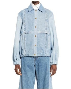 E.L.V. Denim Denim Jackets - Bleu