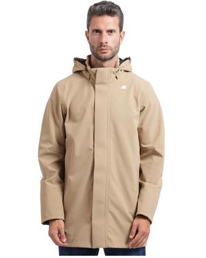 K-Way Jassen ,Polyester Duke Bonded Jas - Naturel