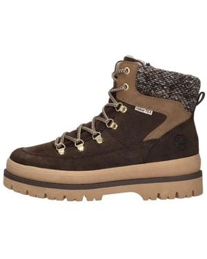 Rieker Lace-Up Boots - Marron