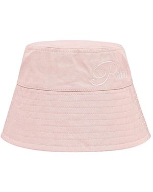Patou Katoenen Bucket Hat - Roze
