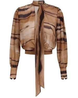 Elisabetta Franchi Blouses - Marrón