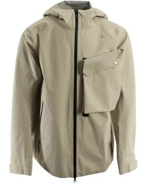 Stone Island Fitness ,Polyester Gore-Tex Jas - Groen