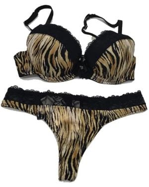 Twinset Bikini-Oberteil Mit Push-Up-Effekt - Schwarz