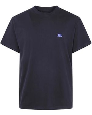 Jil Sander Tops ,Zwart ,T-Shirts - Blauw