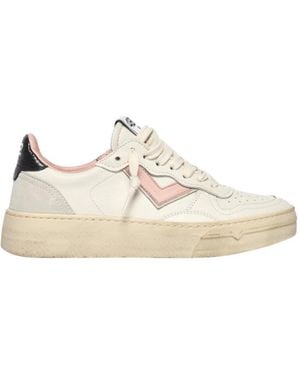 4b12 Schoenen ,Leer Hyper D4020 Sneaker - Naturel