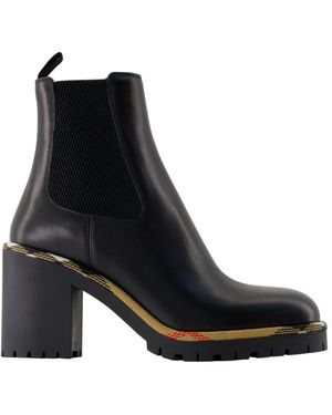 Burberry Gravel 70 Ankle Boots - Black