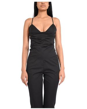 Patrizia Pepe Sleeveless Tops - Black