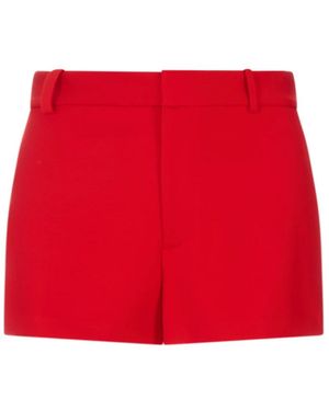 Alice + Olivia Short Shorts - Red
