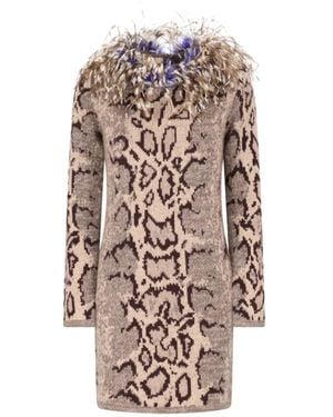Valentino Garavani Knitted Dresses - Naturel