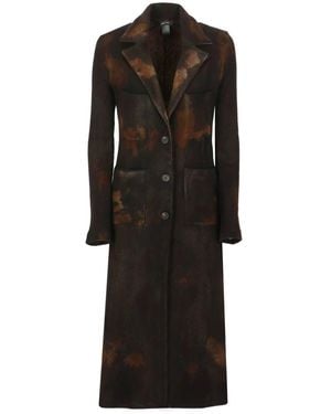 Avant Toi Single-Breasted Coats - Nero
