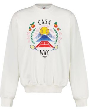 CASABLANCA Sweatshirts - White