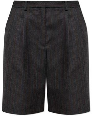 Jil Sander Wollshorts - Schwarz