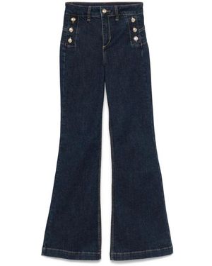 Liu Jo Blaue jeans für frauen,indigo blaue jeans mit logo patch