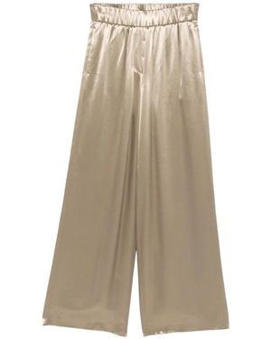Peserico Wide Trousers - Natural