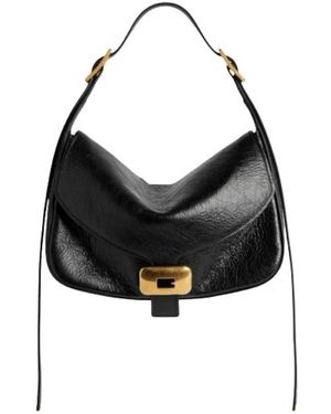 Balenciaga Tassen ,Zwart ,Leer Clicca Medium Schoudertas