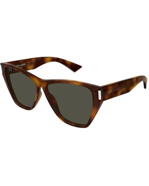 Saint Laurent Cat Eye Sonnenbrille - Braun