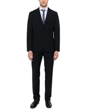 ZEGNA Single Breasted Suits - Noir